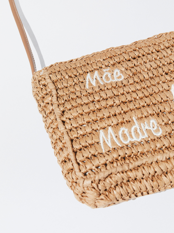 Parfois Straw-Effect Crossbody Kabelka Damske Béžové | Slovensko-QBFZ78164