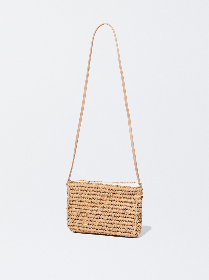 Parfois Straw-Effect Crossbody Kabelka Damske Béžové | Slovensko-QBFZ78164