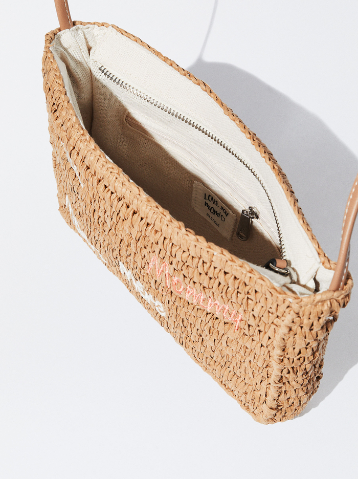 Parfois Straw-Effect Crossbody Kabelka Damske Béžové | Slovensko-QBFZ78164