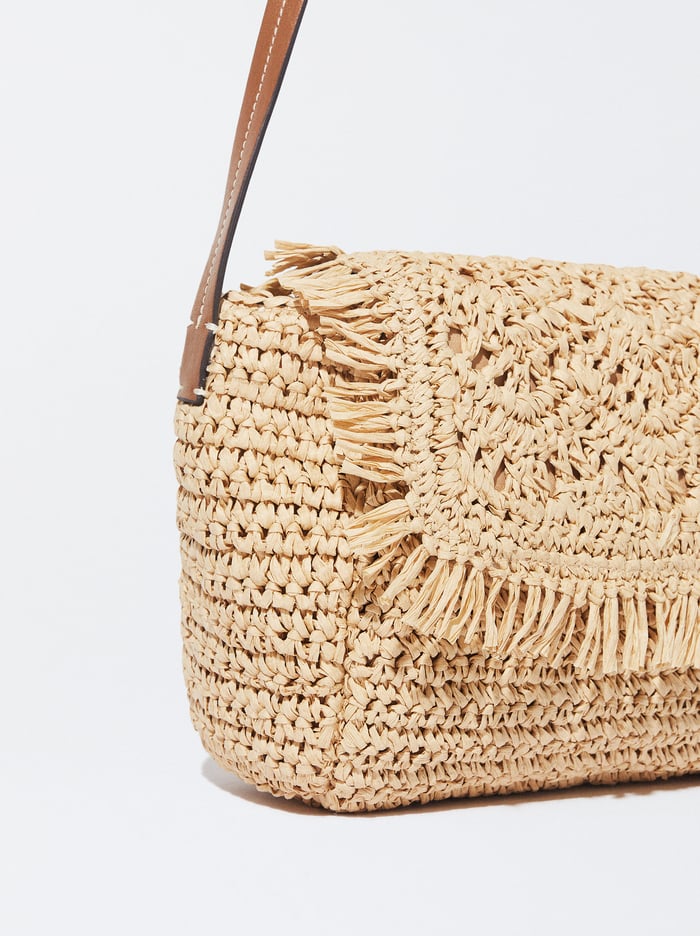 Parfois Straw-Effect Crossbody Kabelka Damske Béžové | Slovensko-QBZL12740