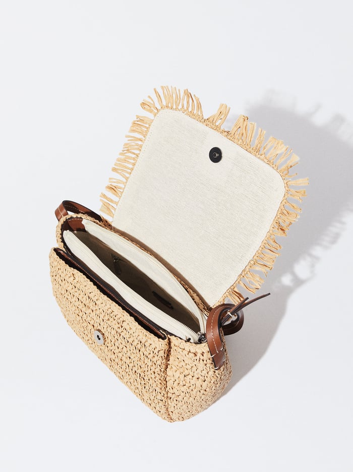 Parfois Straw-Effect Crossbody Kabelka Damske Béžové | Slovensko-QBZL12740