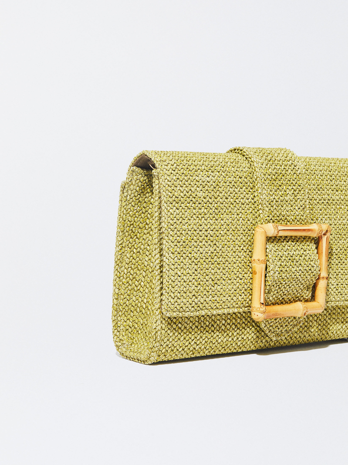 Parfois Straw-Effect Crossbody Kabelka Damske Zelene | Slovensko-XVAW56482