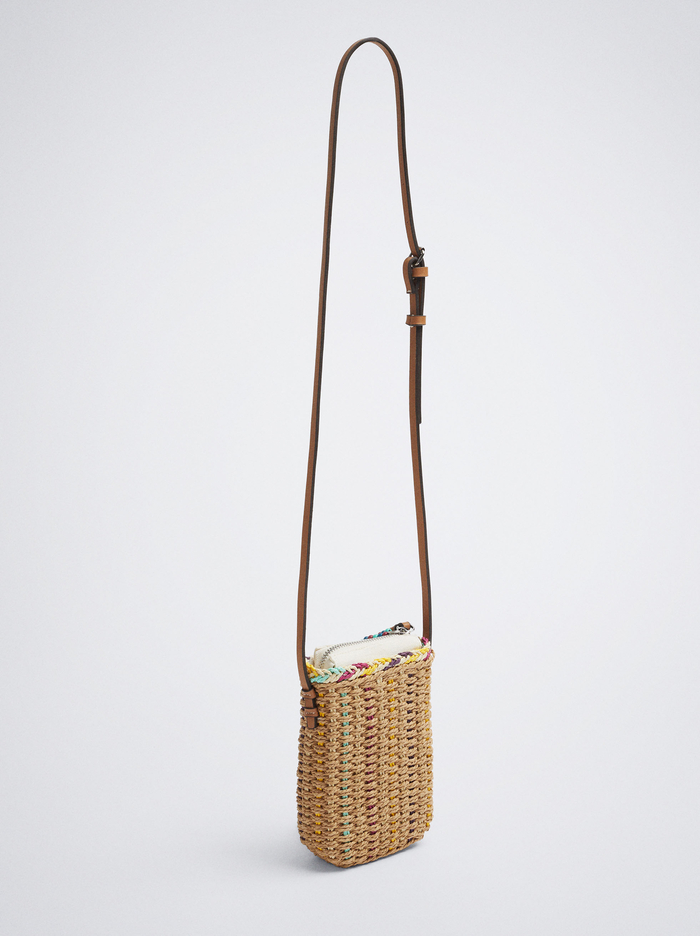 Parfois Straw-Effect Taska Na Mobil Damske Hnede | Slovensko-LJVX30469