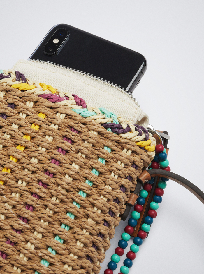 Parfois Straw-Effect Taska Na Mobil Damske Hnede | Slovensko-LJVX30469