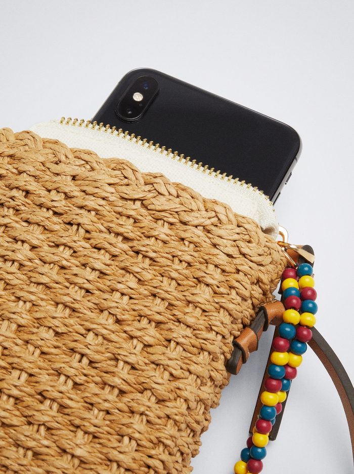 Parfois Straw-Effect Taska Na Mobil Damske Béžové | Slovensko-UWPD32756