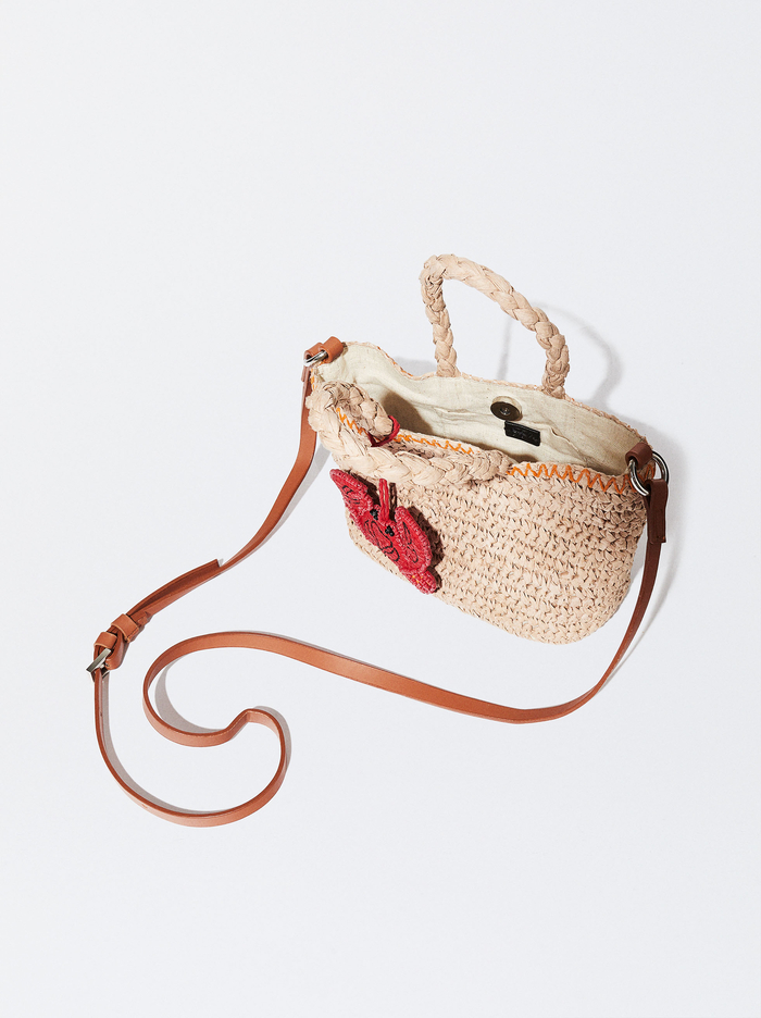 Parfois Straw Mini Crossbody Kabelka Damske Červené | Slovensko-FLTR80539