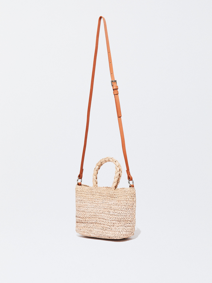 Parfois Straw Mini Crossbody Kabelka Damske Béžové Oranžové | Slovensko-LHQI60927