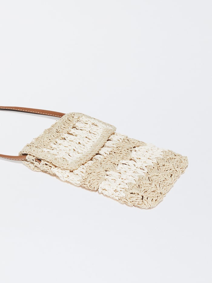 Parfois Straw Taska Na Mobil Damske Béžové | Slovensko-FXGY79304