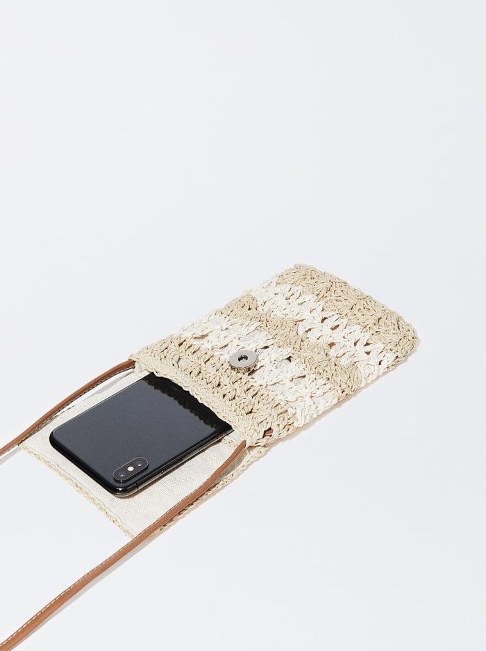 Parfois Straw Taska Na Mobil Damske Béžové | Slovensko-FXGY79304