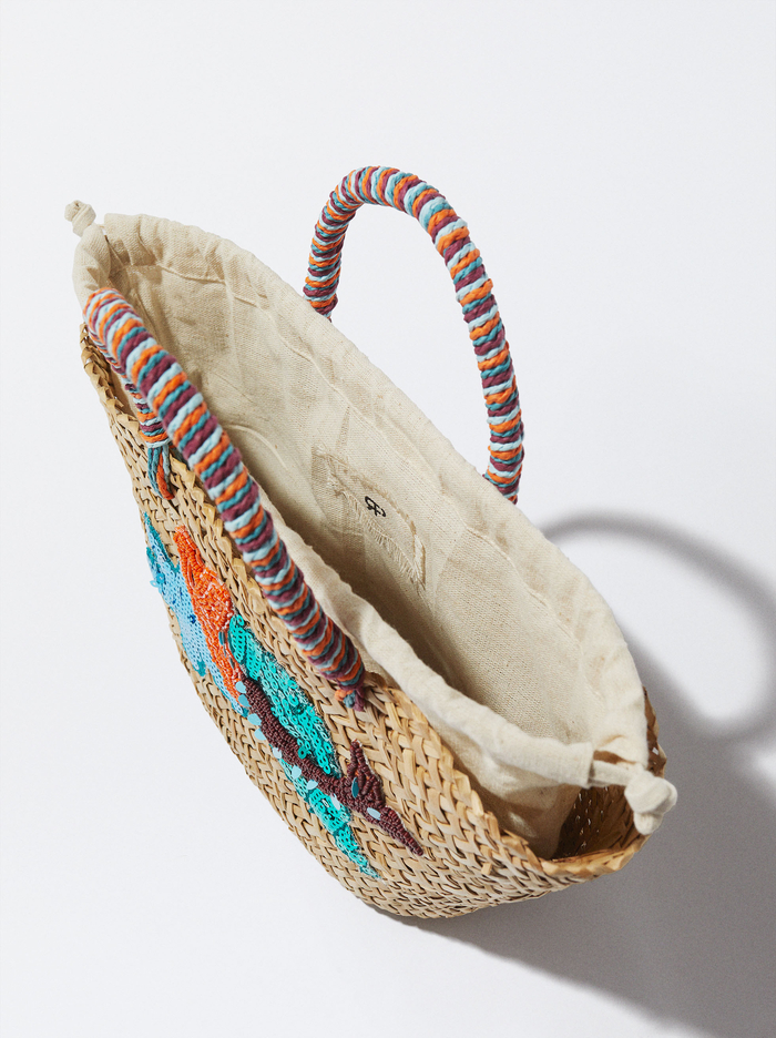Parfois Straw With Beads And Sequins Kabelky Damske Viacfarebný | Slovensko-RWHN06195