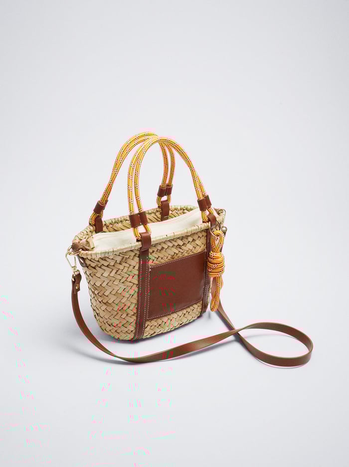 Parfois Straw With Pendant Prenosná Taška Damske Hnede | Slovensko-CFJK72306