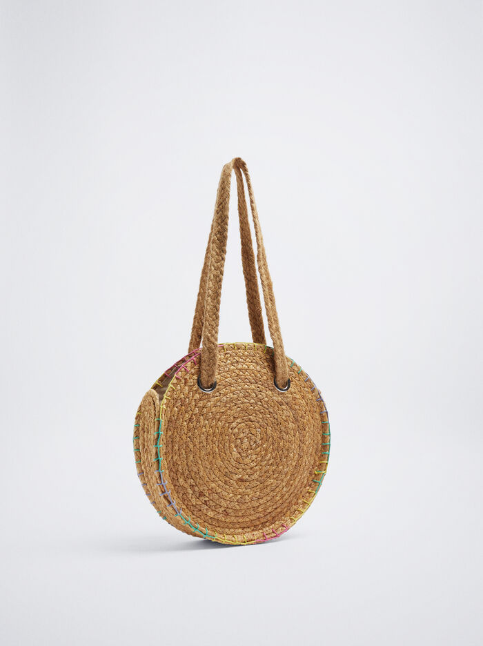 Parfois Straw With Pendant Prenosná Taška Damske Béžové | Slovensko-KFJB02916