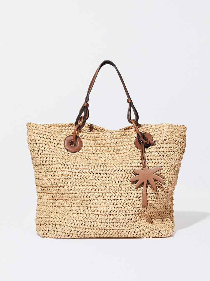 Parfois Straw With Pendant Prenosná Taška Damske Hnede | Slovensko-LBOM57321