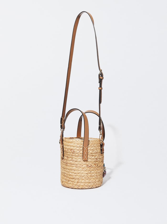 Parfois Straw With Pendant Prenosná Taška Damske Béžové | Slovensko-MCNZ47801