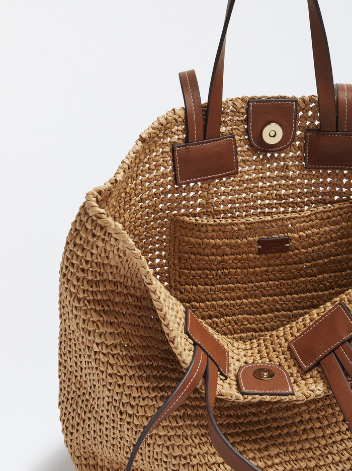 Parfois Straw With Pendant Prenosná Taška Damske Hnede | Slovensko-SUNL35019