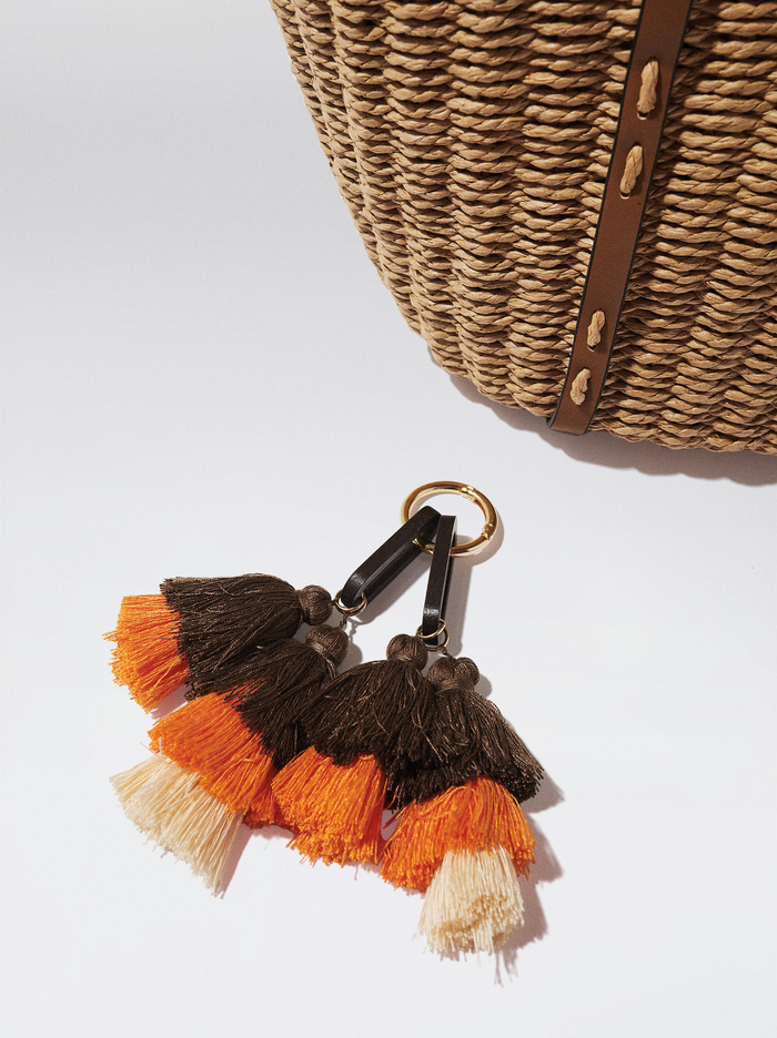 Parfois Straw With Pendant Prenosná Taška Damske Béžové | Slovensko-XQTR71280