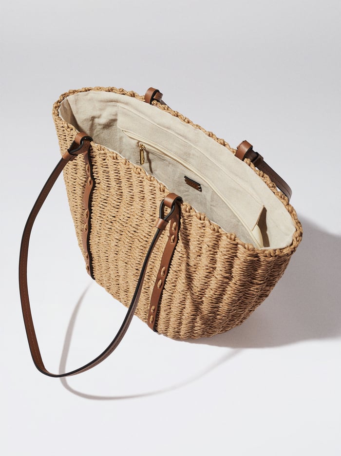 Parfois Straw With Pendant Prenosná Taška Damske Béžové | Slovensko-XQTR71280