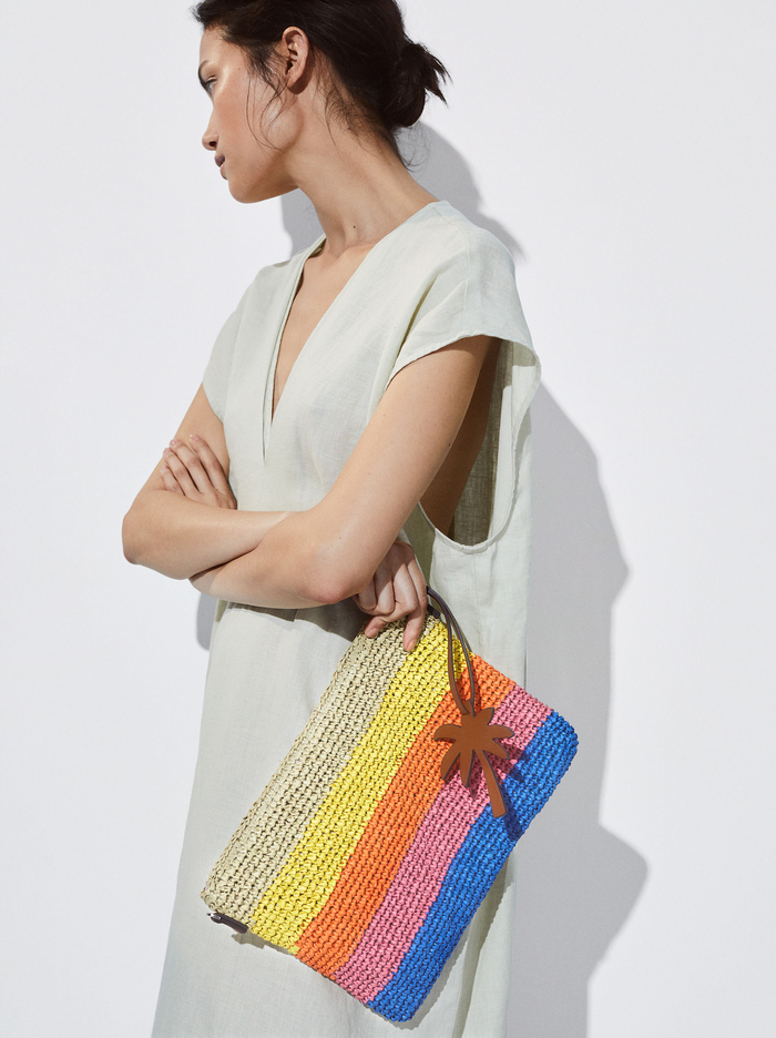 Parfois Straw With Tassel Crossbody Kabelka Damske Viacfarebný | Slovensko-OSZB03678