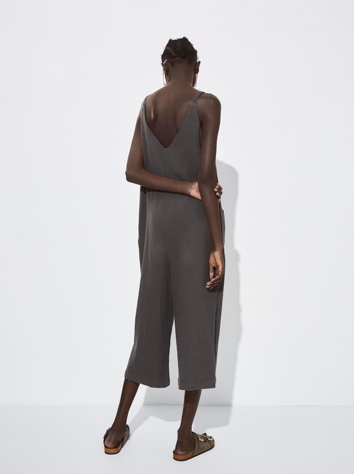 Parfois Textured Kombinéza Damske Tmavo Siva | Slovensko-PSIV89143