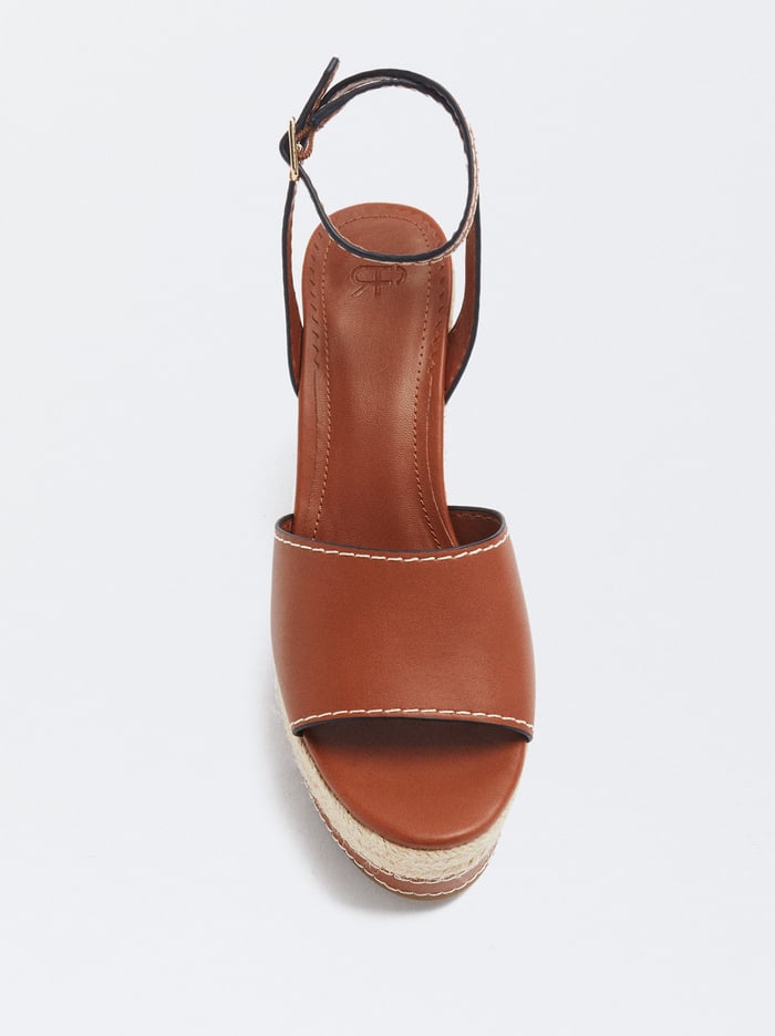 Parfois Tied Wedge Sandále Damske Hnede | Slovensko-QUVE47620