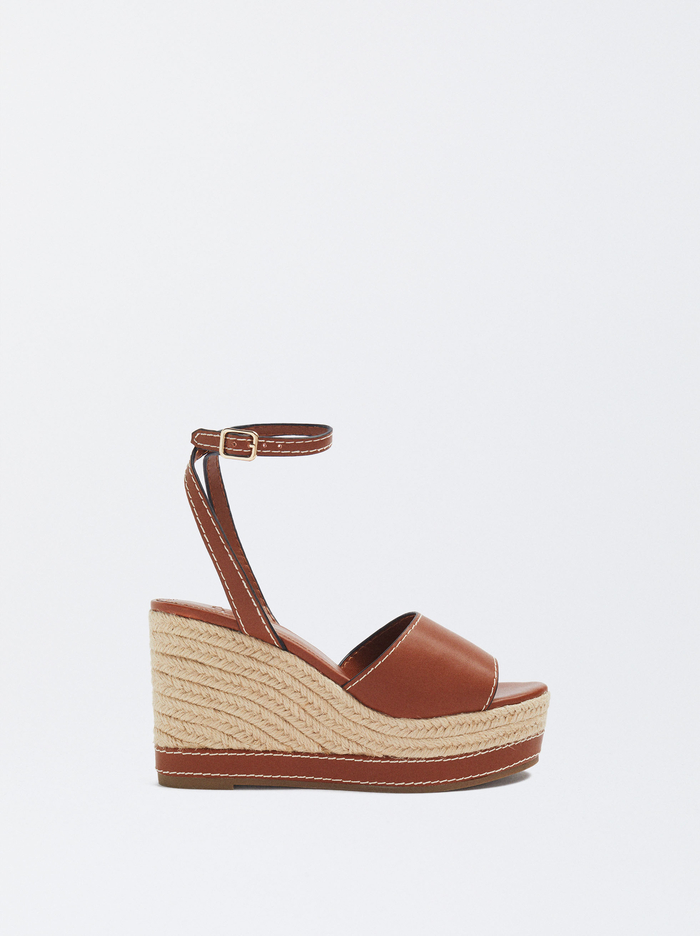 Parfois Tied Wedge Sandále Damske Hnede | Slovensko-QUVE47620
