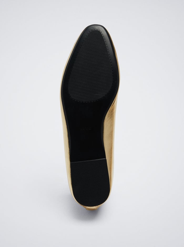 Parfois Tied With Bow Balerinky Damske Zlate | Slovensko-GAPF63874