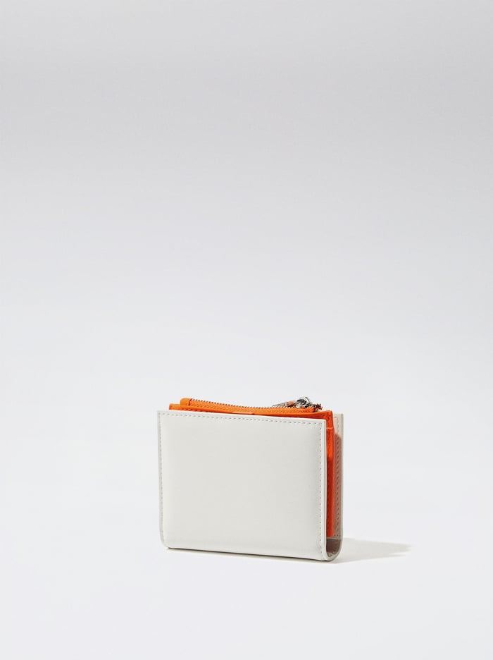 Parfois Two-Tone Držiteľ Karty Damske Biele | Slovensko-SZBD89723