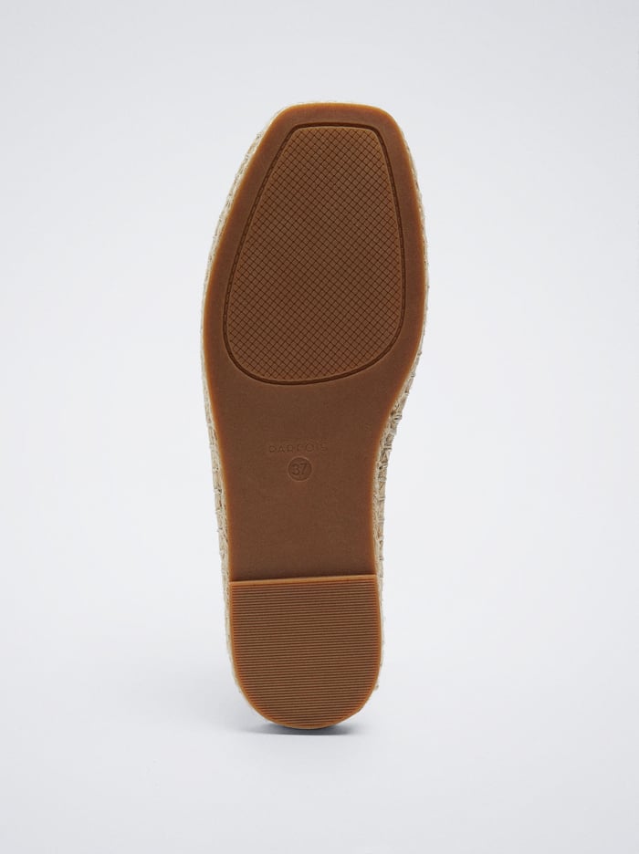 Parfois Two-Tone Jute Mules Damske Biele | Slovensko-AVUC10549