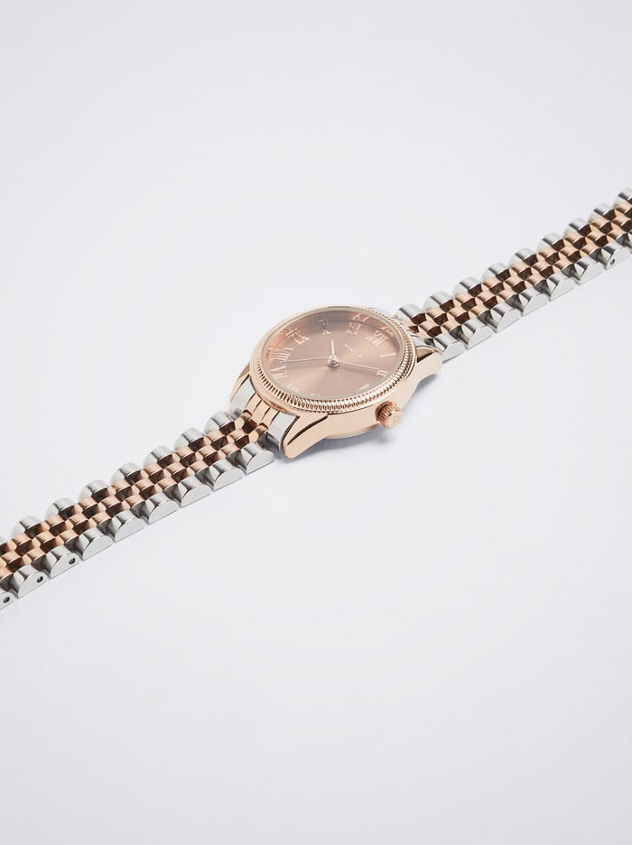 Parfois Two-Toned Steel Remienkove Hodinky Damske Zlate Strieborne | Slovensko-TJWR23417