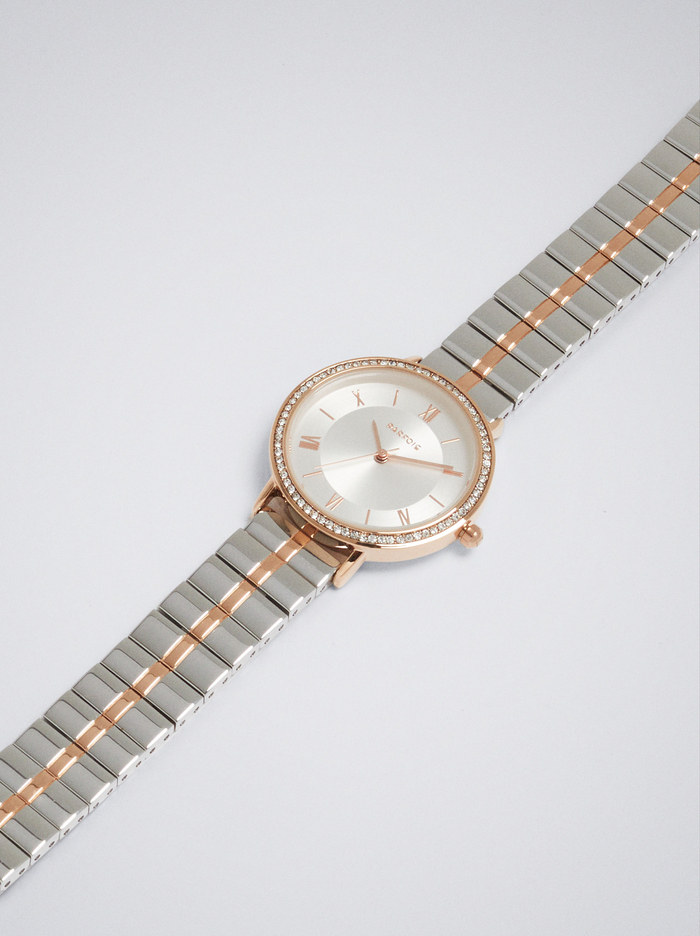Parfois Two-Toned Steel Remienkove Hodinky Damske Strieborne | Slovensko-TOVP34109
