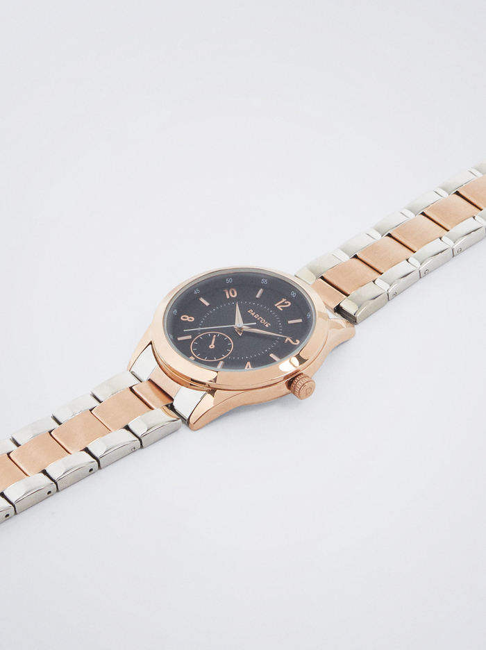 Parfois Two-Toned Steel Remienkove Hodinky Damske Zlate Strieborne | Slovensko-VADJ43079