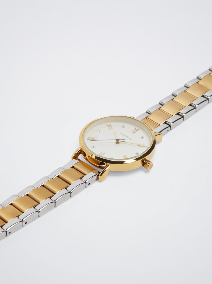 Parfois Two-Toned Steel Remienkove Hodinky Damske Zlate | Slovensko-WDSJ91804