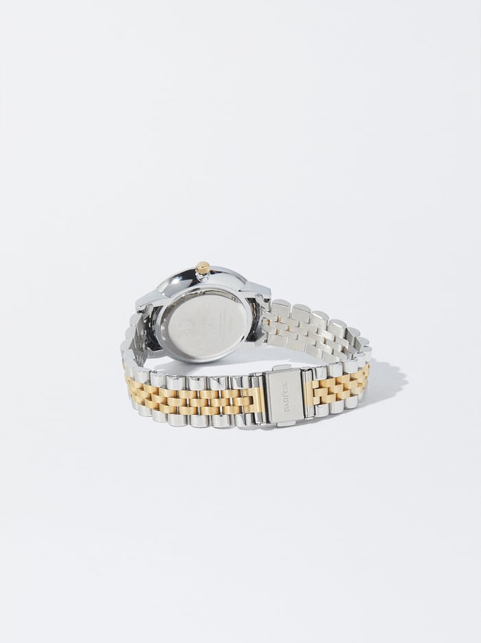Parfois Two-Toned Steel Remienkove Hodinky Damske Zelene | Slovensko-ZLND62791