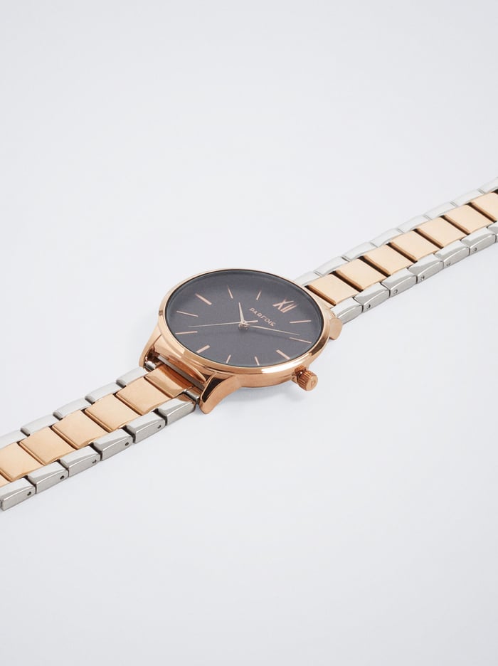Parfois Two-Toned Steel Remienkove Hodinky Damske Zlate Strieborne | Slovensko-ZYFM05342