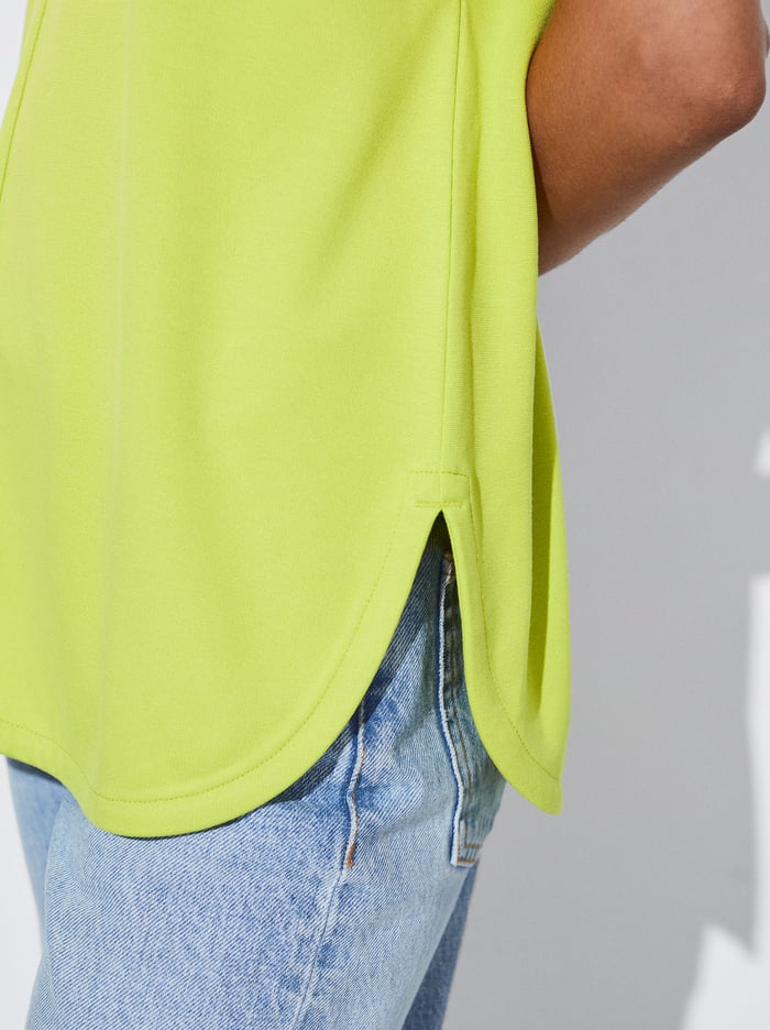Parfois V-Neck Basic T-Shirts Damske Zelene | Slovensko-WDUB15482