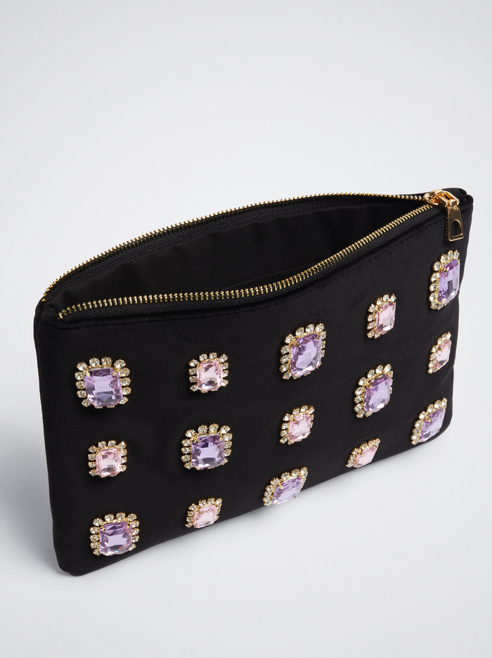 Parfois Velvet With Crystals Penazenky Damske Čierne | Slovensko-PCUB97518