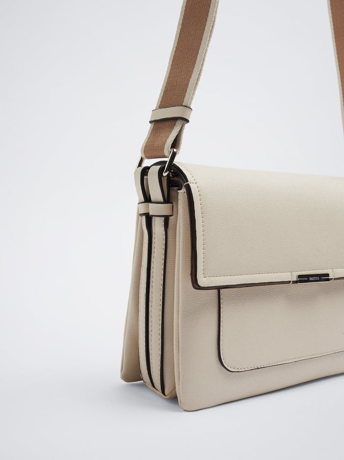 Parfois Webbing Remienkove Crossbody Kabelka Damske Biele | Slovensko-VZGY17263