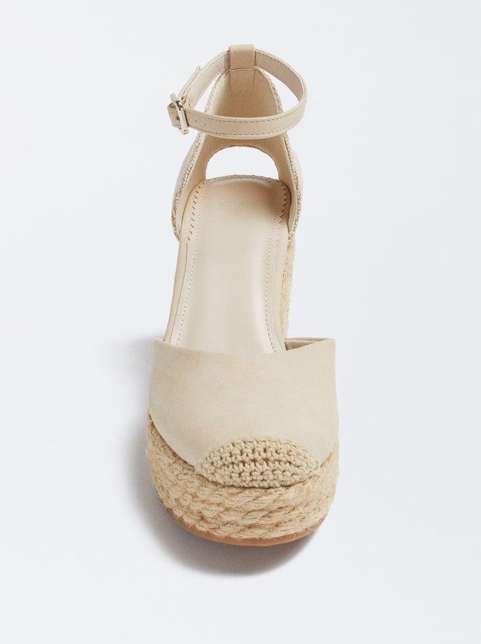 Parfois Wedge With Ankle Remienkove Sandále Damske Béžové | Slovensko-QEIS58642
