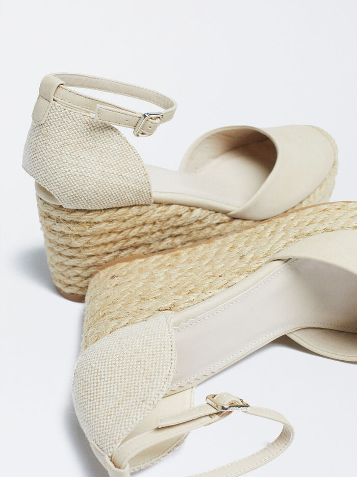 Parfois Wedge With Ankle Remienkove Sandále Damske Béžové | Slovensko-QEIS58642