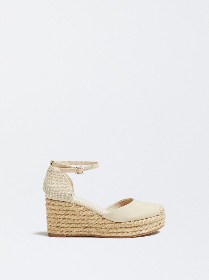 Parfois Wedge With Ankle Remienkove Sandále Damske Béžové | Slovensko-QEIS58642
