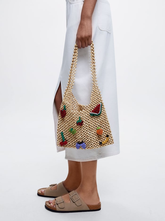 Parfois Wooden With Beads Kabelky Damske Viacfarebný | Slovensko-NZKG94803
