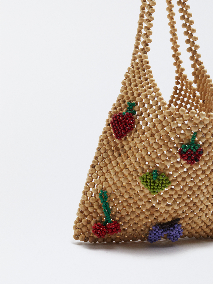 Parfois Wooden With Beads Kabelky Damske Viacfarebný | Slovensko-NZKG94803