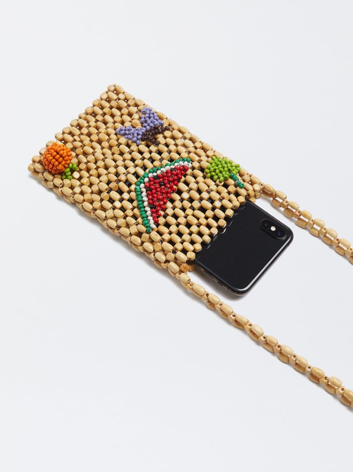 Parfois Wooden With Beads Taska Na Mobil Damske Viacfarebný | Slovensko-EXWR24018