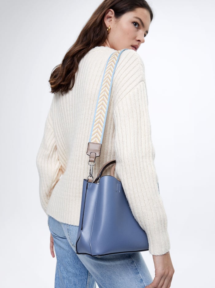 Parfois Basic With Double Handle Prenosná Taška Damske Modre | Slovensko-OKPG03892