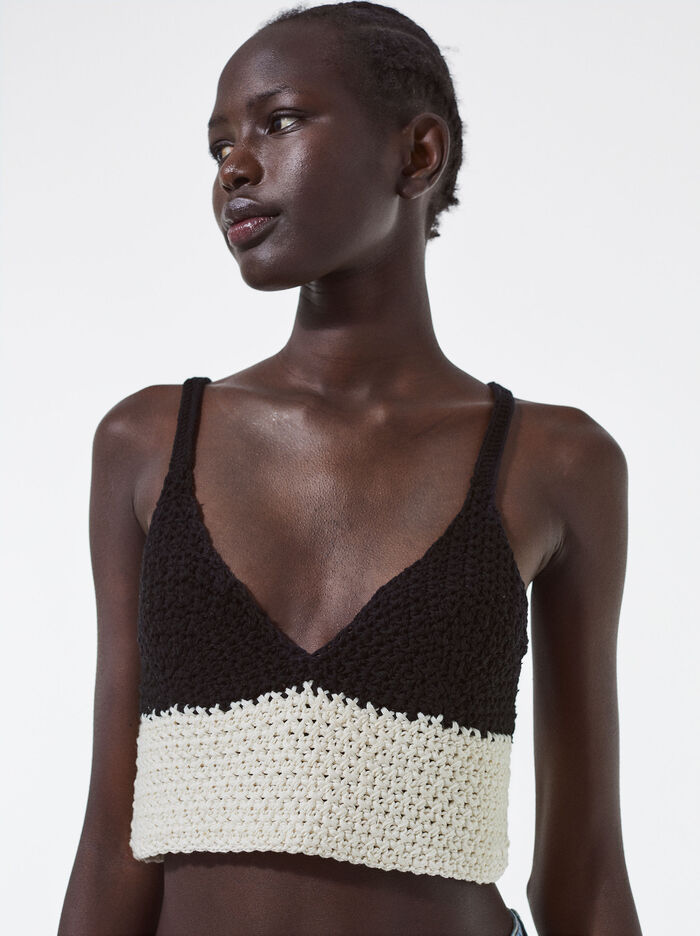 Parfois Crochet Crop Topy Damske Viacfarebný | Slovensko-CYPD92073