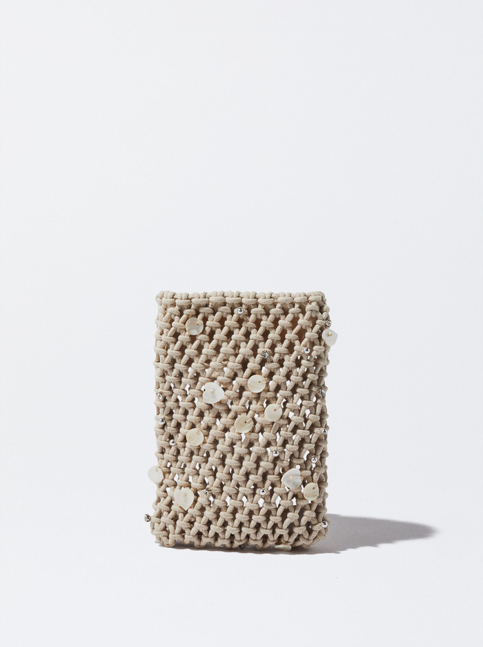 Parfois Crochet With Shell Taska Na Mobil Damske Béžové | Slovensko-MKNF73125