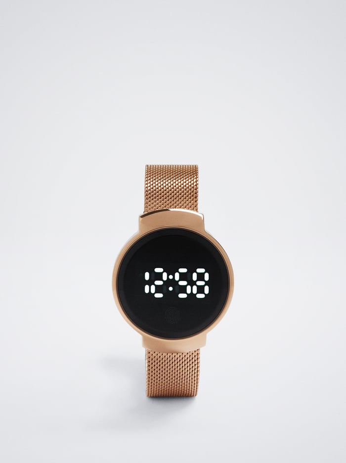 Parfois Digitálny Stainless Steel Hodinky Damske Ruzove Zlate | Slovensko-LCAP05324