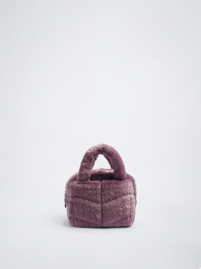 Parfois Faux Fur Crossbody Kabelka Damske Nachový | Slovensko-QNTP10562