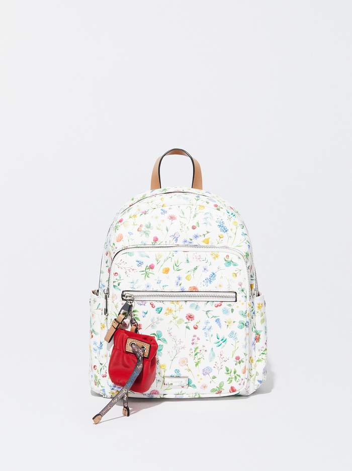 Parfois Floral Print Batohy Damske Červené | Slovensko-TZSG69017