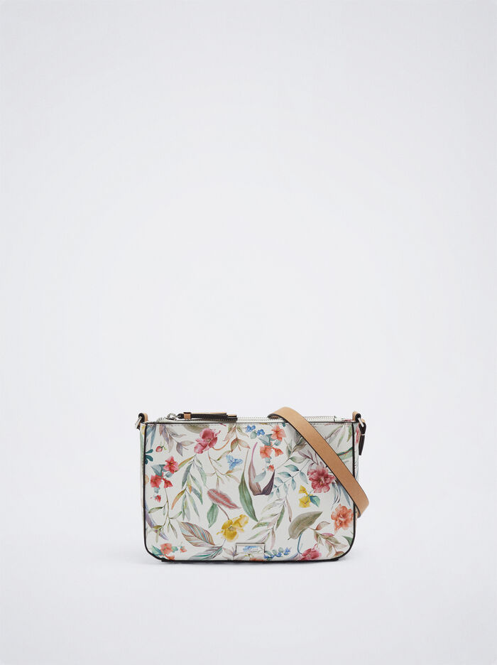 Parfois Floral Print Crossbody Kabelka Damske Viacfarebný | Slovensko-USTO63089
